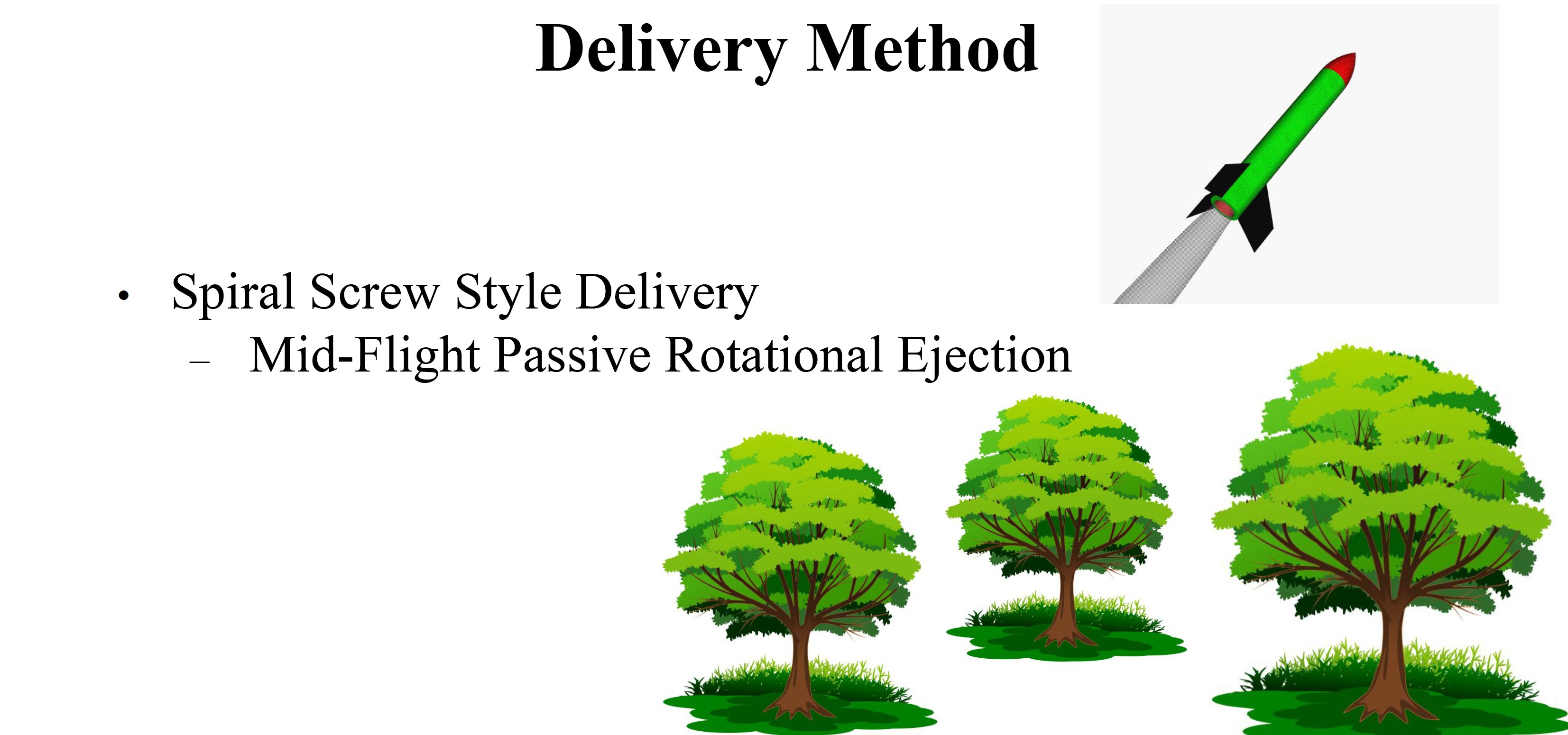 Ecofriendly Air-Powered Seed Rocket for Reforestation image